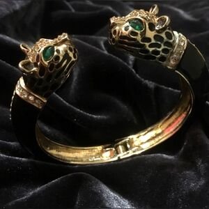 Betsey Johnson cat bangle bracelet